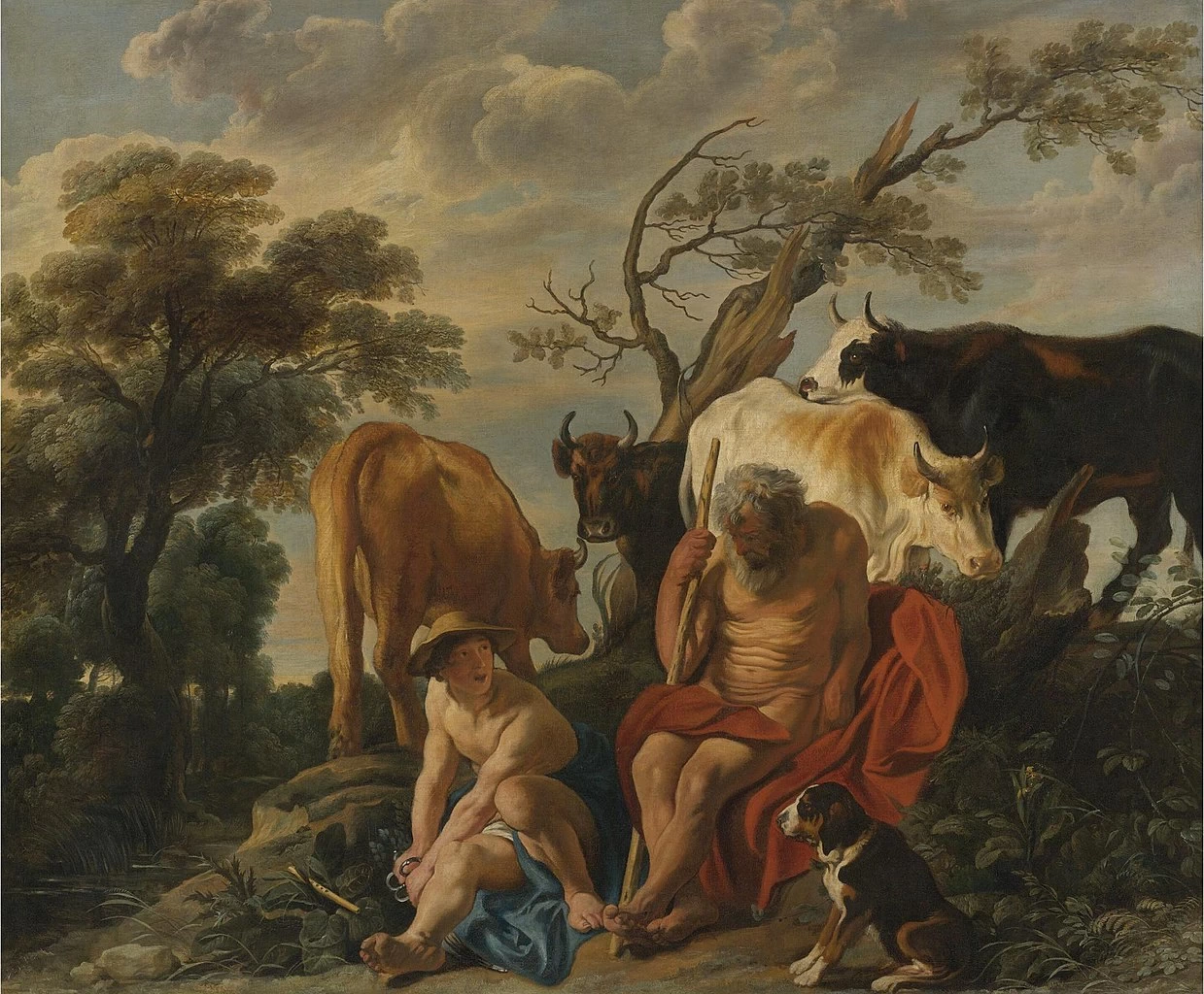 Mercurio in procinto di uccidere Argo addormentato - National Gallery of Victoria